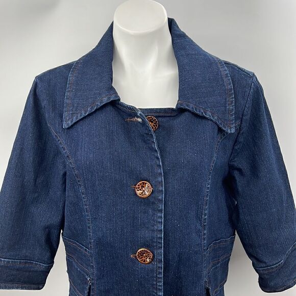 C.Q. Jackets & Blazers - Classic Dark Blue Denim Women's Jacket